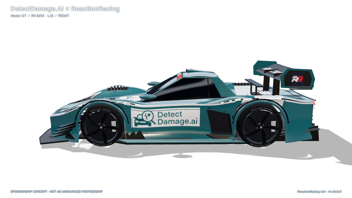 DetectDamage.AI × ReactionRacing — Right