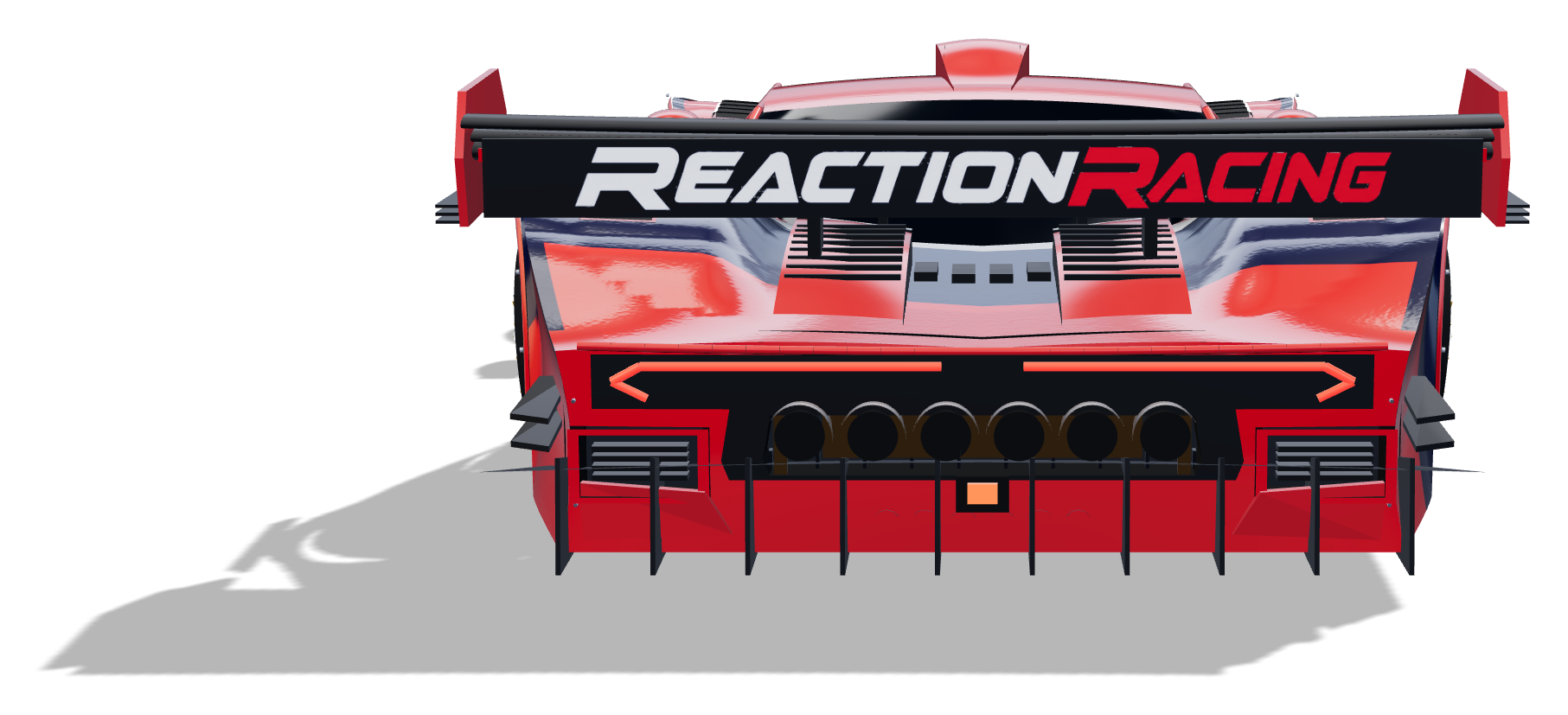 RR Racing Red — Back