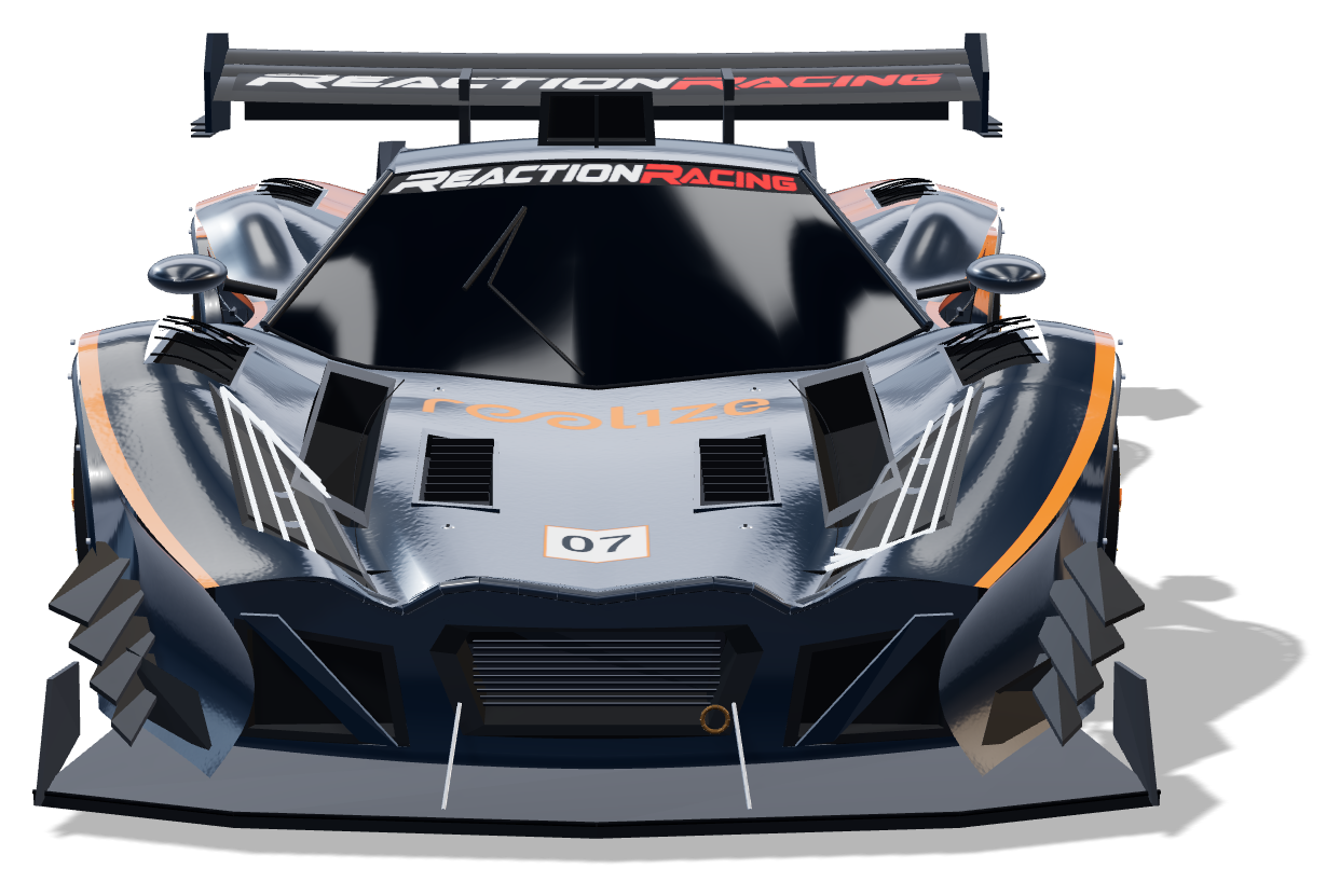 Real1ze × ReactionRacing · v20 — Front